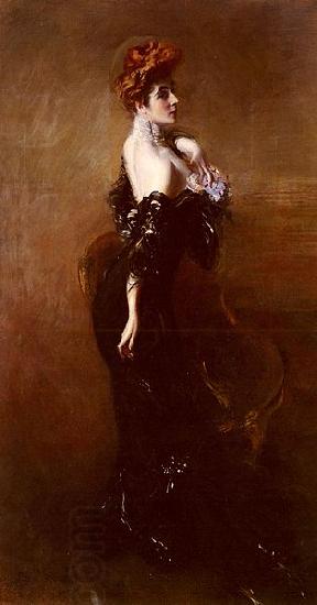 Giovanni Boldini Portrait Of Madame Pages In Evening Dress China oil painting art